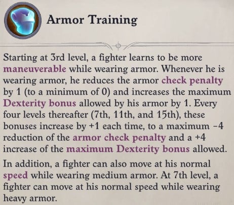 Armor Training Regill Pathfinder Wrath of the Righteous Build