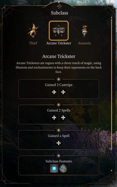 Baldur's Gate 3 Rogue Class Guide Arcane Trickster