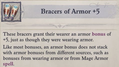 Bracers of Armor Delamere Pathfinder Wrath of the Righteous Build