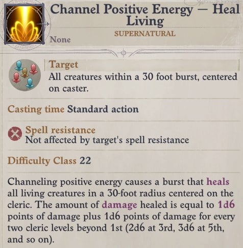 Channel Positive Energy Sosiel Pathfinder Wrath of the Righteous Build
