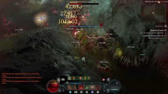 Diablo 4 Blood Necromancer Build - Fate Lancer in Combat