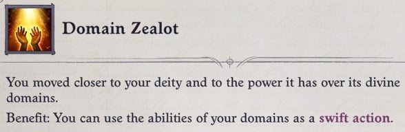 Domain Zealot Mythic Ability Sosiel Pathfinder Wrath of the Righteous Build