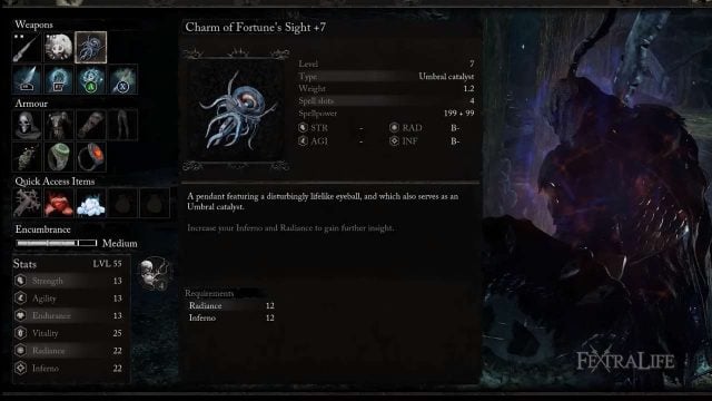 Lords of the Fallen - Charm of Fortune's Sight