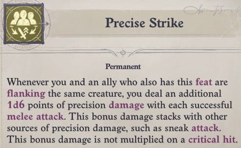 Precise Strike Feat Regill Pathfinder Wrath of the Righteous Build